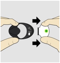 Remove transmitter from charger image