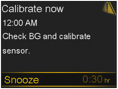 Select snooze screen