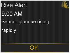 Rise alert screen