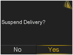 Select Yes screen