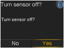 Select Yes screen