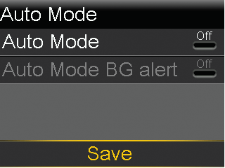 Select Save screen
