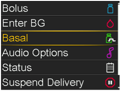 Select Basal screen