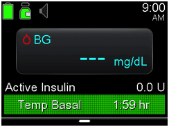 Temp Basal banner on Home screen