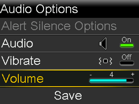 Audio Options