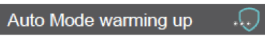 Auto mode warming up
