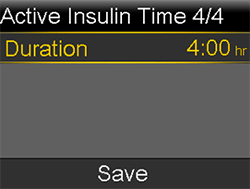 Active Insulin Duration