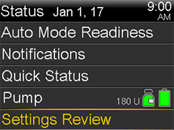 Settings Review