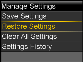 Managing Your Pump Settings