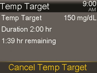 Cancel Temp Target