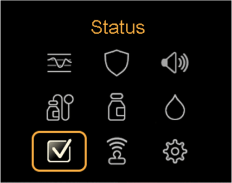 Select Status screen
