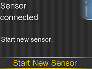 Inserting and Starting your sensor screen