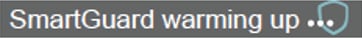 SmartGuard warming up menu