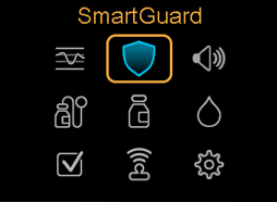 Select SmartGuard screen