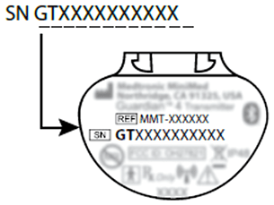 transmitter serial number