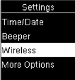 Select wireless screen