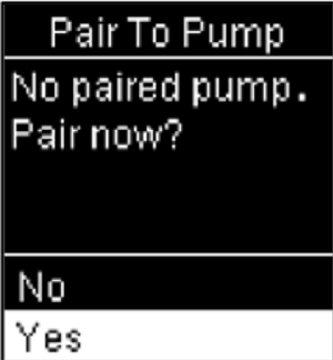 Pair to pump screen