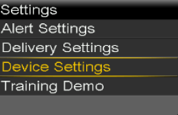 Select Turning sensor on and off screen