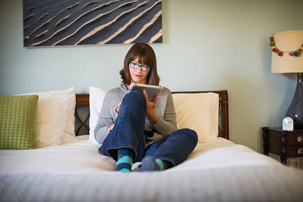 patient researching online