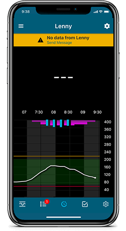 Data fields screen