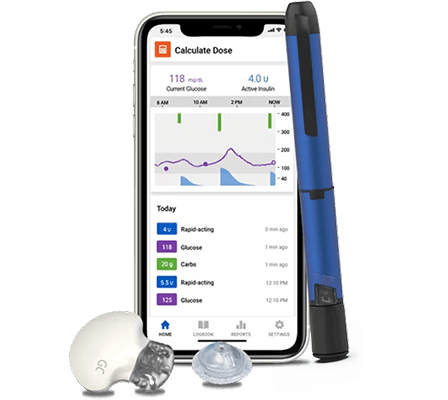 CGM with smart insulin injection system