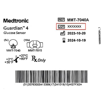 Guardian 4 sensor label