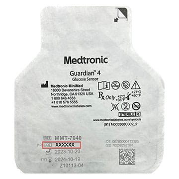 Guardian 4 sensor label