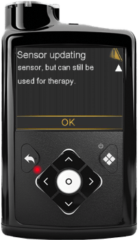 MiniMed pump - Sensor updating