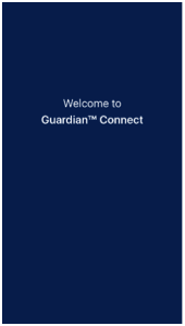 Welcome screen