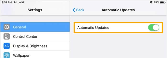 Turn off auto updates - Apple