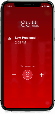 60-minute predictive alert screen for Guardian Connect