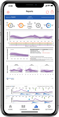 reports screen