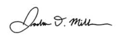 Joshua Miller, MD, MPH signature