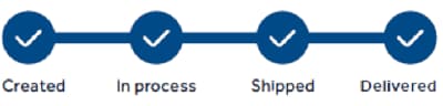 Status: Delivered screen