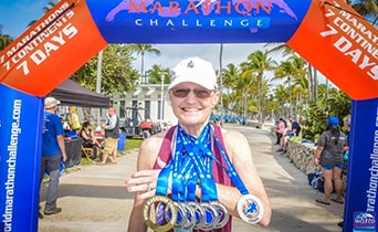 7 marathons on 7 continents in 7 days while living with type 1 diabetes - Linda's story
