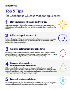 Top 5 CGM tips