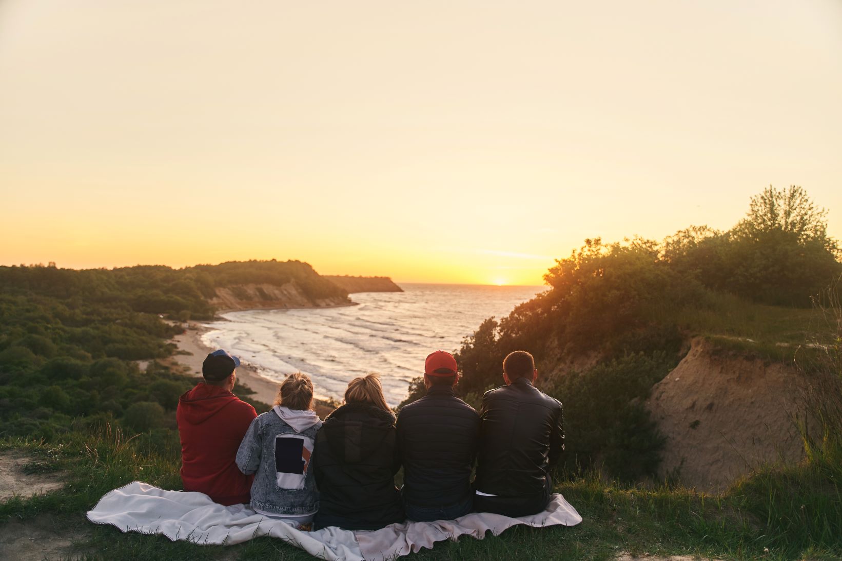 Group of friends outdoors