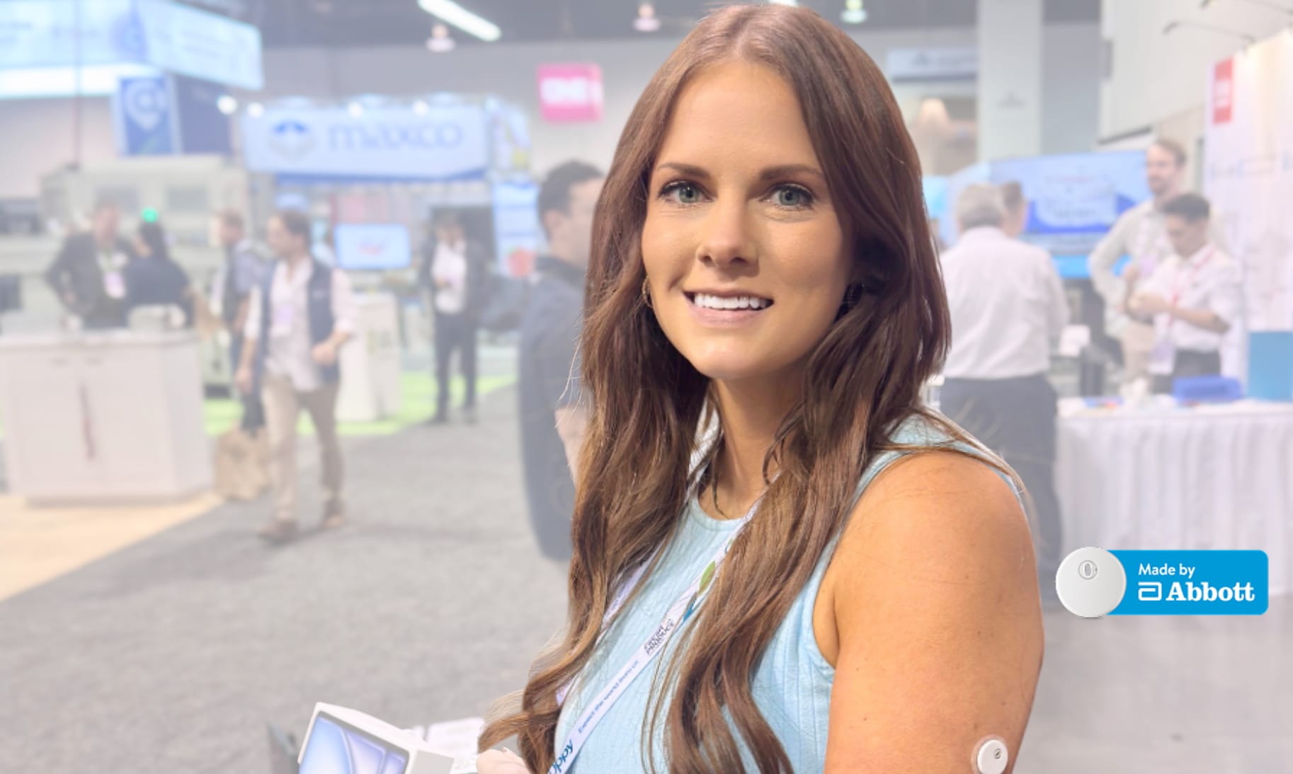 MiniMed Champion Mattie with Instinct sensor