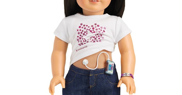 American Girl doll with insulin pump