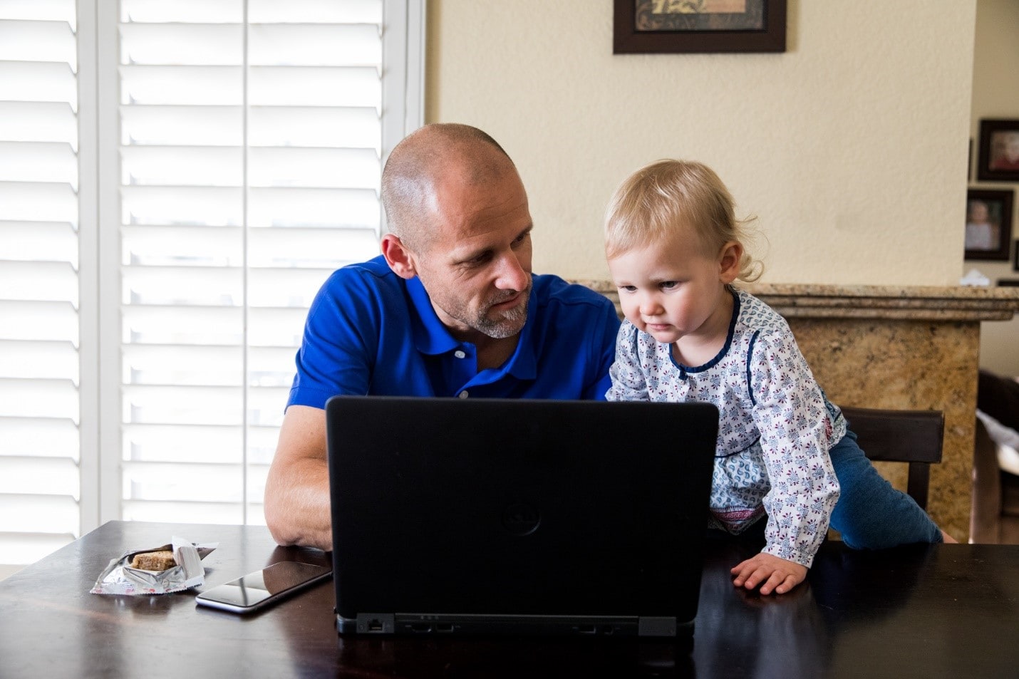 Father and daughter