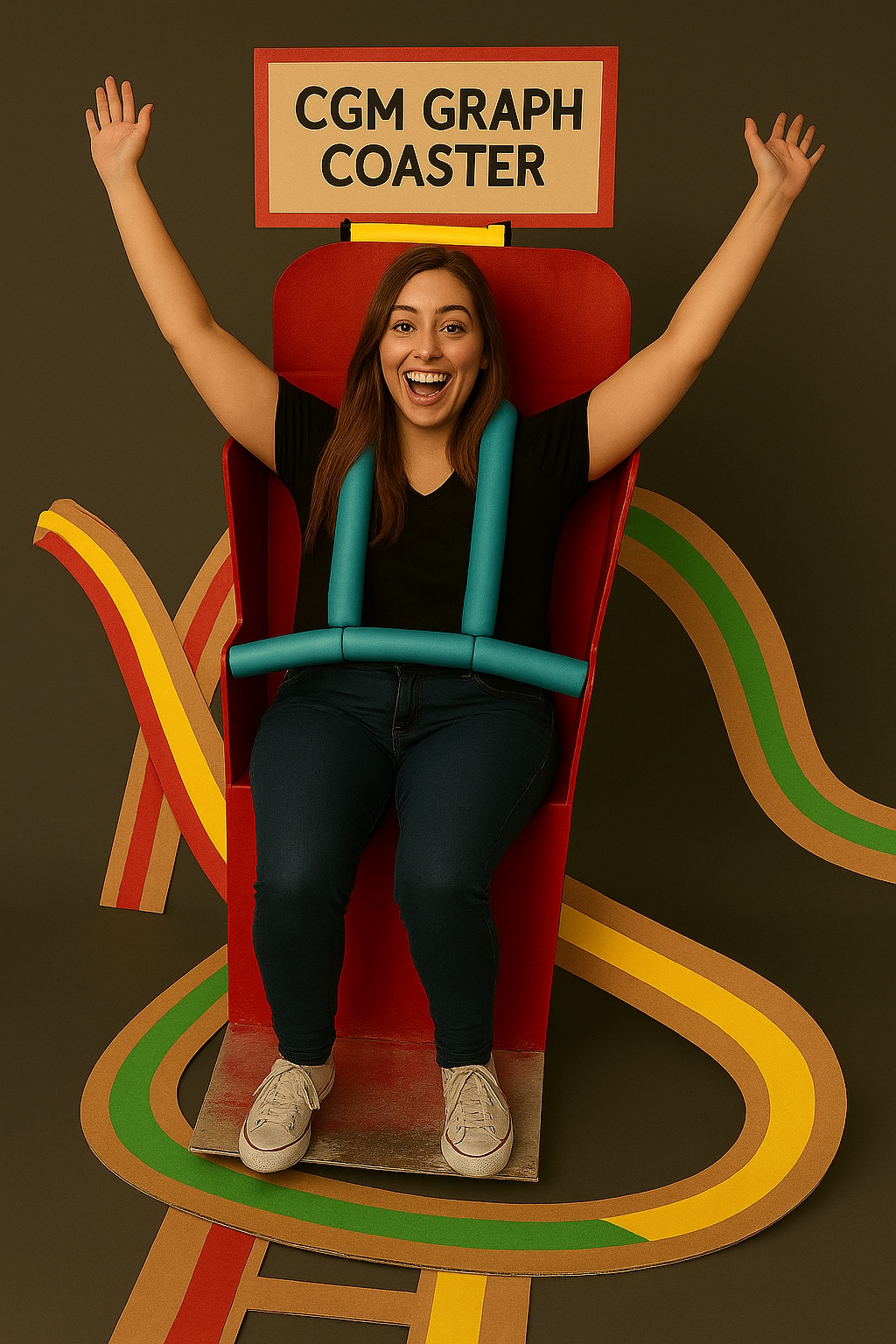 CGM roller coaster costume